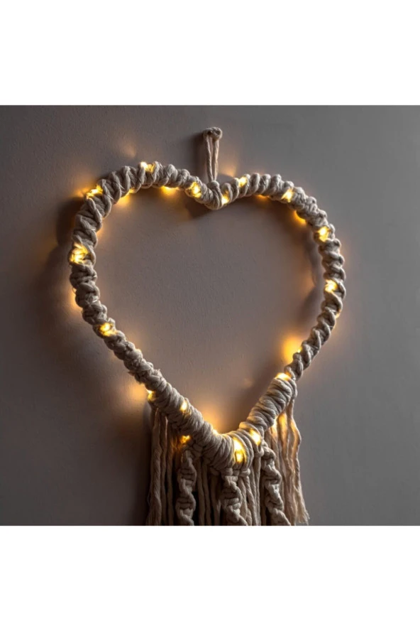 BY-LAMP Amor Amor El Yapımı Işıklı Kalp