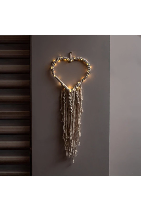 BY-LAMP Amor Amor El Yapımı Işıklı Kalp - 3