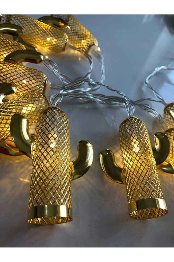 BY-LAMP Gold Kaktüs Süsleme Işıkları - 2