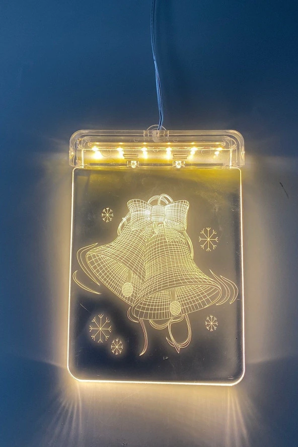 BY-LAMP Led Işıklı Çan Kapı Süsü