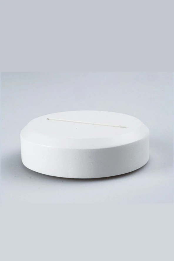 BY-LAMP Galaxy Saturn Figürlü Led Masa Lambası | Gün Işığı Renk | Ahşap Beyaz Taban - Resim 4