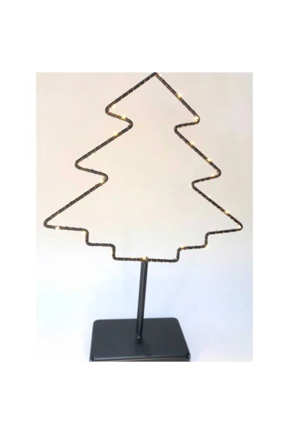 BY-LAMP Siyah Metal Çam Ağacı Ledli Dekor - 2