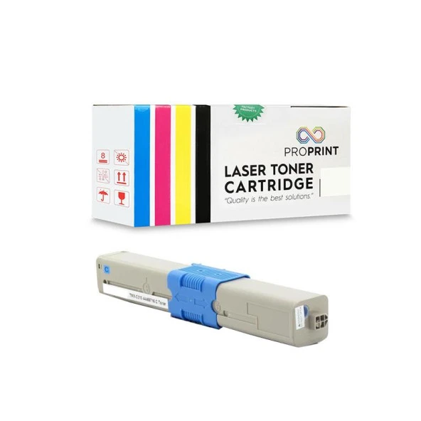 TKPrint Oki C511dn - 44469716 Mavi Muadil Toner 3.500 Sf