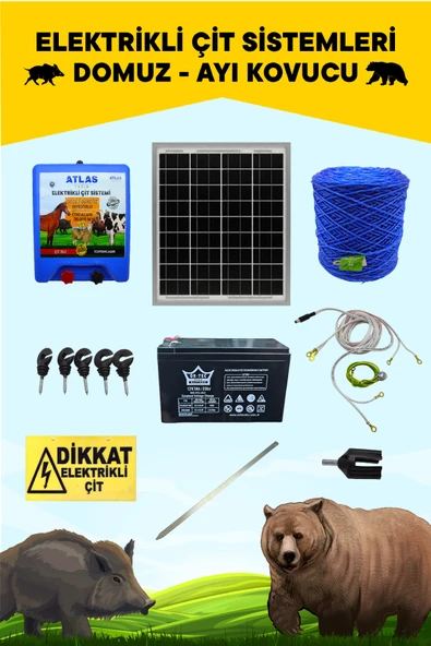 ATLAS EKONOMİK DOMUZ AYI KOVUCU 5 YIL GARANTİ 2000MT ÖMÜRLÜK ÜRÜN NO4 ürün görseli 1