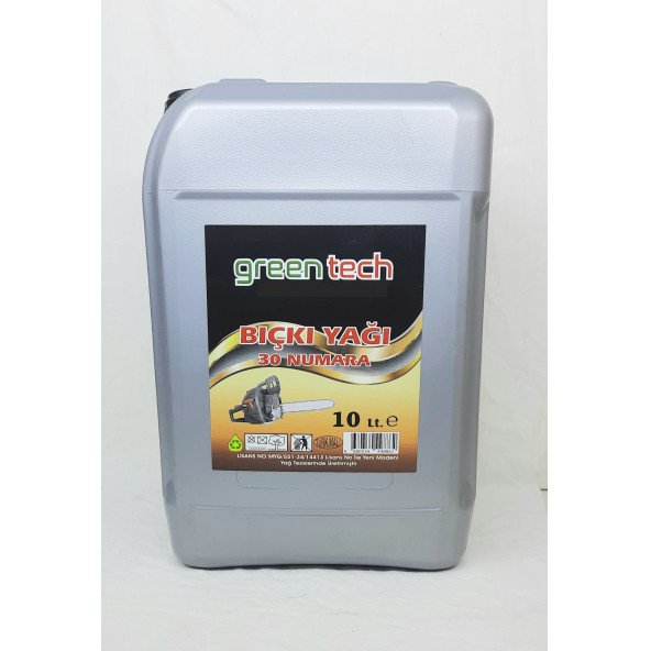 greentech 30 NUMARA BIÇKI TESTERE ZİNCİR YAĞI 10 LİTRE