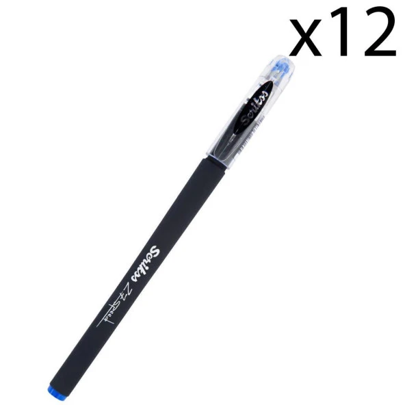 Scrikss Speed Gel Tükenmez Kalem 0.7 mm Mavi 12 Adet ürün görseli
