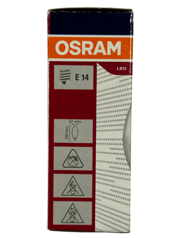 Osram 4,9W (40W) 2700K (Sarı Işık) E14 Duylu Led Ampul (4 Adet) - 5