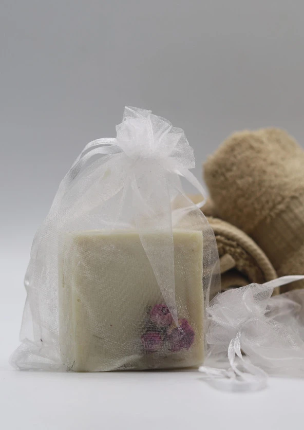 Tardan Doğal El Yapımı Dekoratif Banyo ve El Sabunu - Gül Kokulu - 2