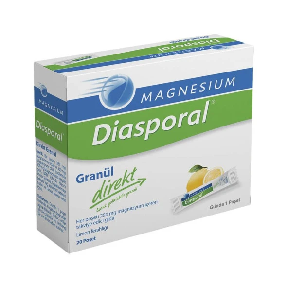 Magnesium Diasporal Direkt Granül 20 Poşet