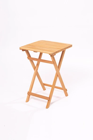 Meya Dekor Balkon Bahçe Mutfak 3'lü Bistro Set Katlanır 2 Sandalye 1 Masa - 4