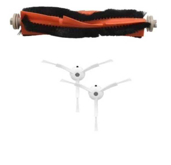 srfn ticaret Xiaomi Mop 2 Pro MJST1SHW Uyumlu Ana Fırça ve Yan Fırça Seti ürün görseli 1