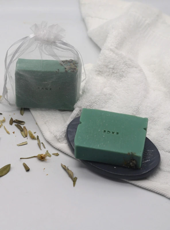 Tardan Doğal El Yapımı Dekoratif Banyo ve El Sabunu - Ada Çayı Kokulu - 2 Adet - 2