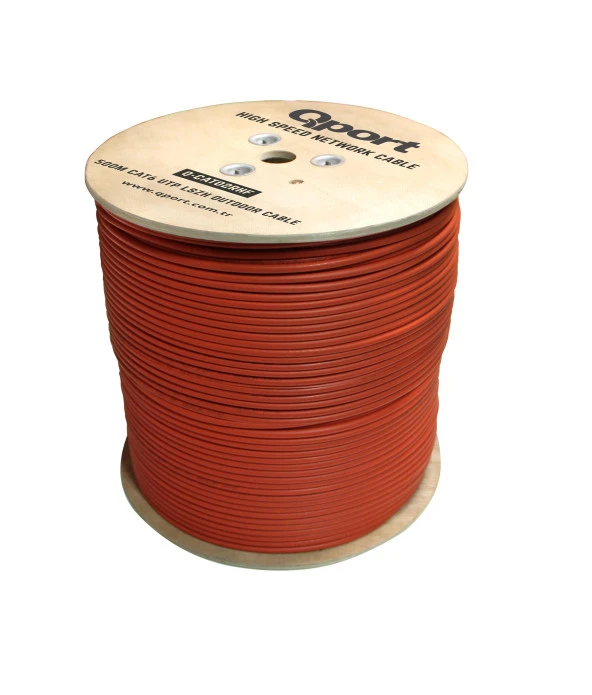 QPORT Q-CATO2RHF 500 M CAT6 OUTDOOR LSZH (HALOGEN FREE) 23AWG 0.58MM KABLO - 3