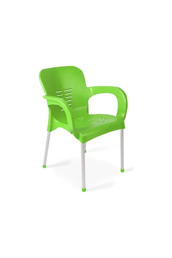 Nar Sokağı Metal Ayaklı Plastik Sandalye Koltuk