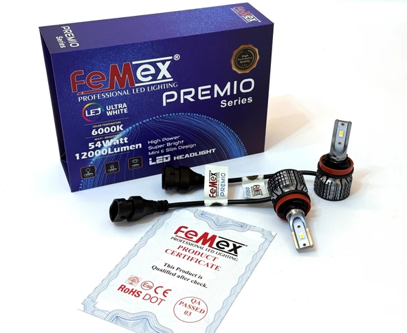 FEMEX PREMİO H8-11 CSP 3570 KOREAN LED FAR XENON LED HEADLİGHT