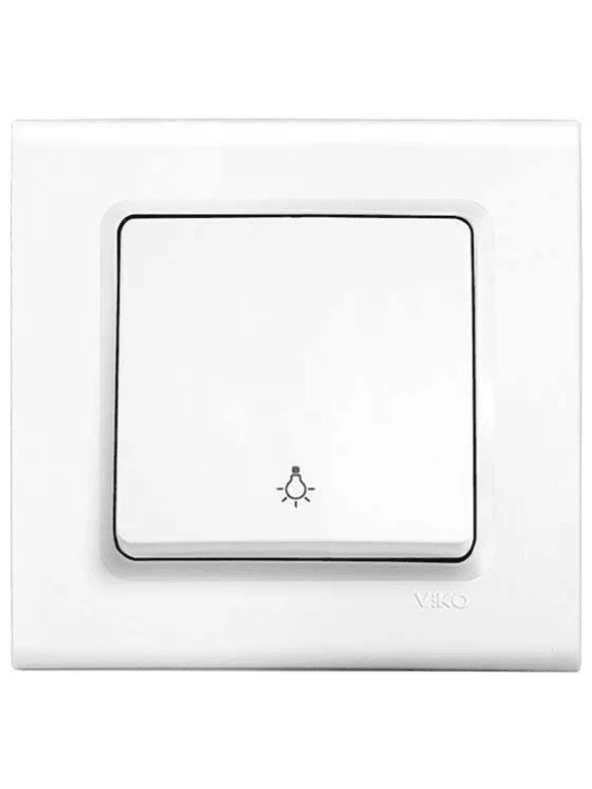 Viko Linnera Light Mekanizma Anahtar Beyaz (Çerçeve Dahil) 90440003 - Resim 2