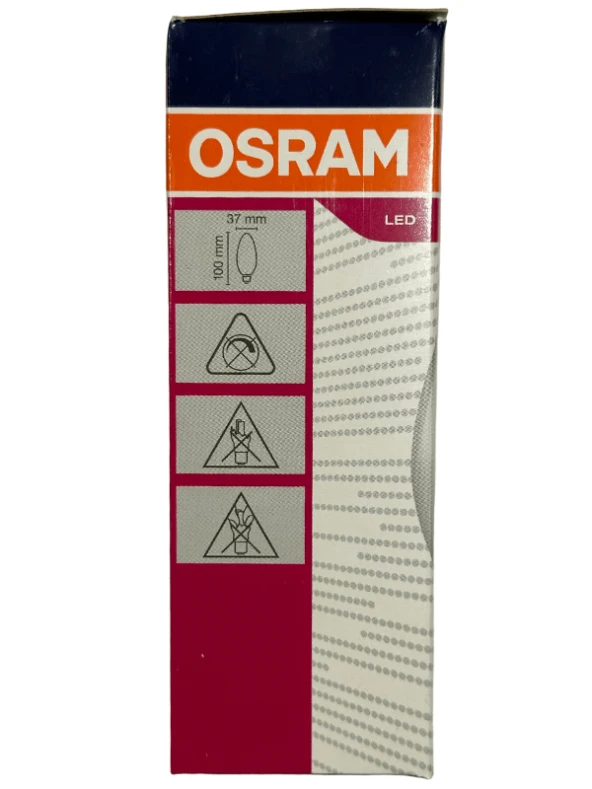 Osram 4,9W (40W) 6400K (Beyaz Işık) E14 Duylu Led Ampul (10 Adet) - Resim 5