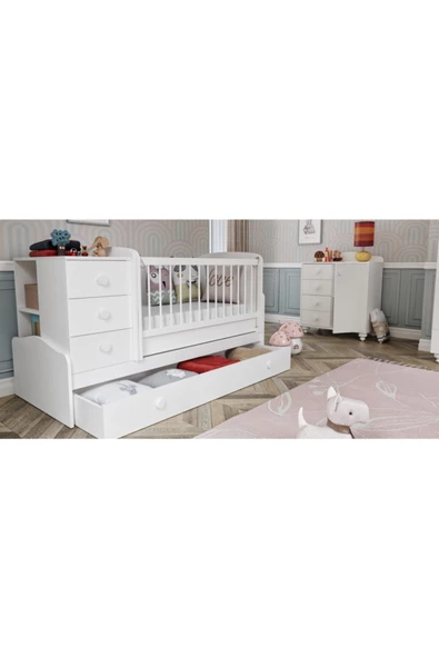 VENATTO Almina Büyüyen Bebek Odası %100 Mdf - 3