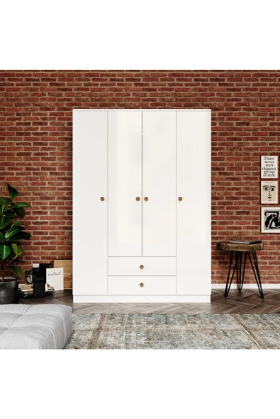 VENATTO Nova 4 Kapaklı Dolap (%100Mdf) - 2