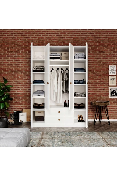 VENATTO Nova 4 Kapaklı Dolap (%100Mdf) - 4