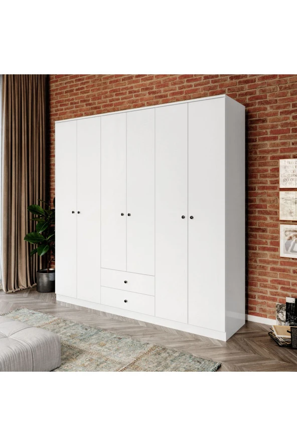 VENATTO Diamont 6 Kapaklı Dolap(%100Mdf)