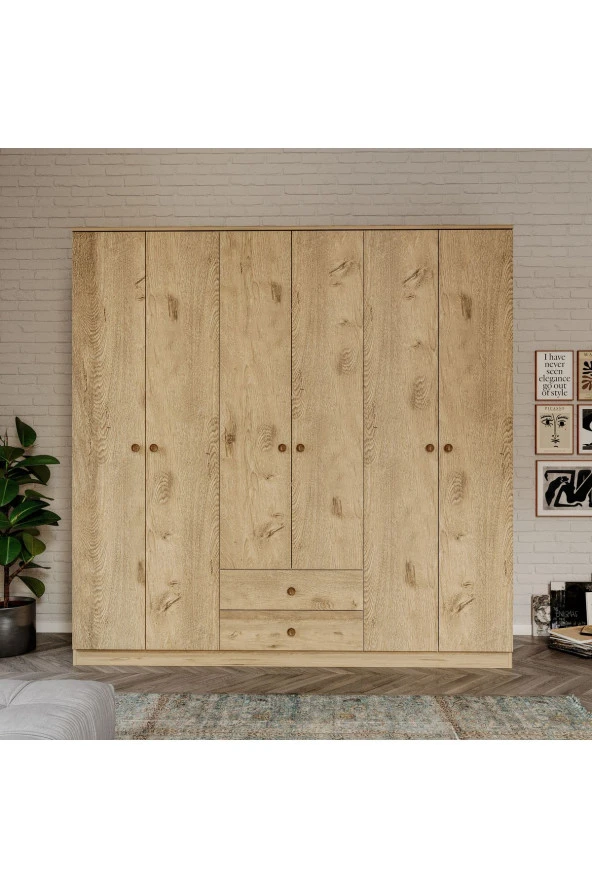 VENATTO Diamont 6 Kapaklı Dolap(%100Mdf) - 2