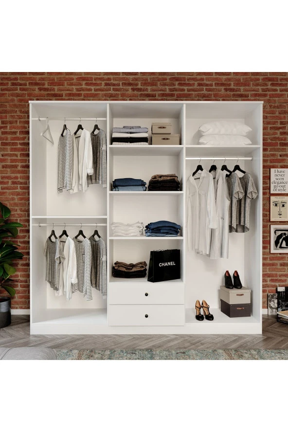 VENATTO Diamont 6 Kapaklı Dolap(%100Mdf) - 3