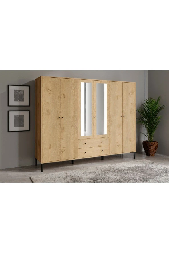 VENATTO Focus 6 Aynalı Dolap (%100Mdf)