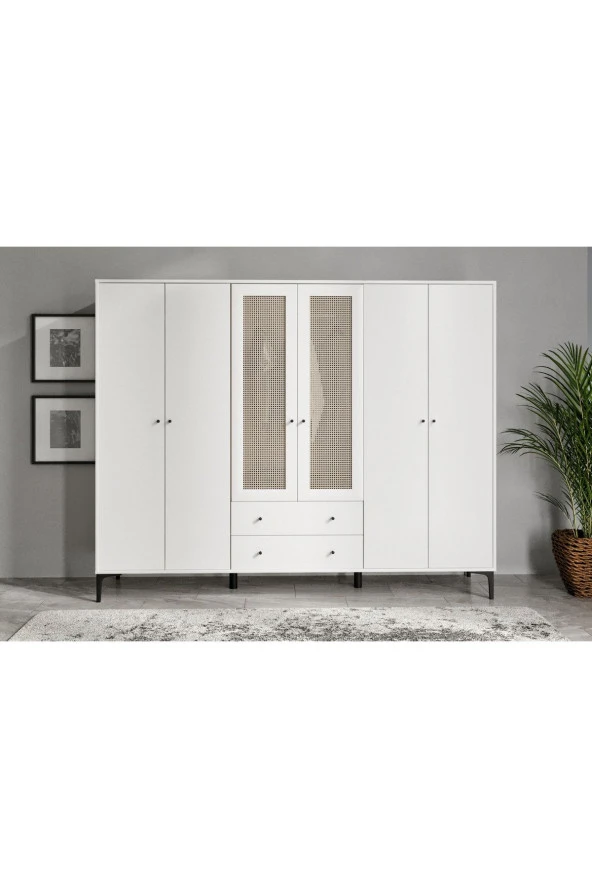 VENATTO Trio 6 Kapaklı Dolap(%100Mdf)