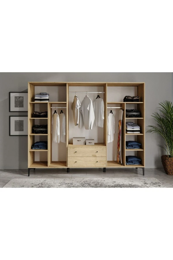 VENATTO Trio 6 Kapaklı Dolap(%100Mdf) - 2