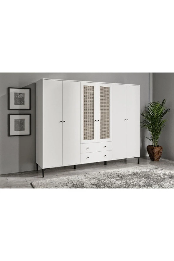 VENATTO Trio 6 Kapaklı Dolap(%100Mdf) - 2