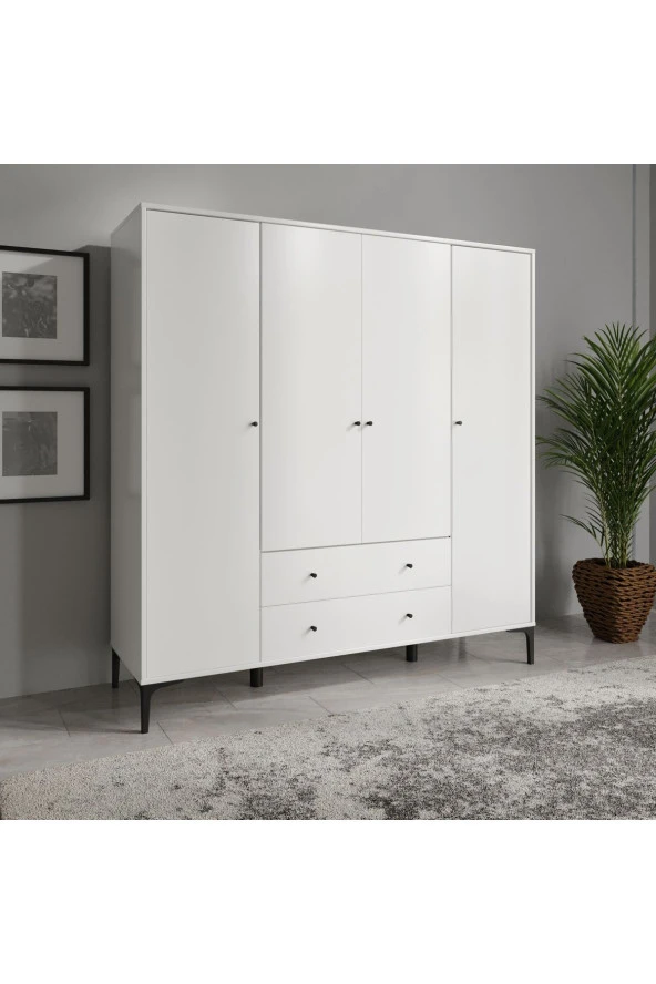 VENATTO Focus 4 Kapılı Dolap(%100Mdf)