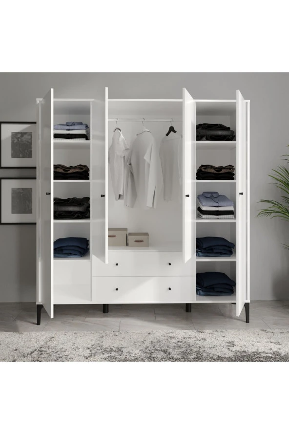 VENATTO Focus 4 Kapılı Dolap(%100Mdf) - 2