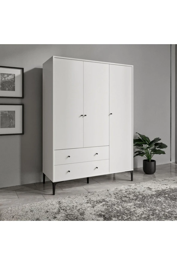 VENATTO Focus 3 Kapılı Dolap(%100Mdf)