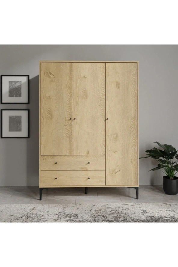 VENATTO Focus 3 Kapılı Dolap(%100Mdf) - 2