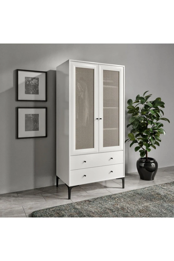 VENATTO Trio 2 Kapılı Dolap (%100Mdf)