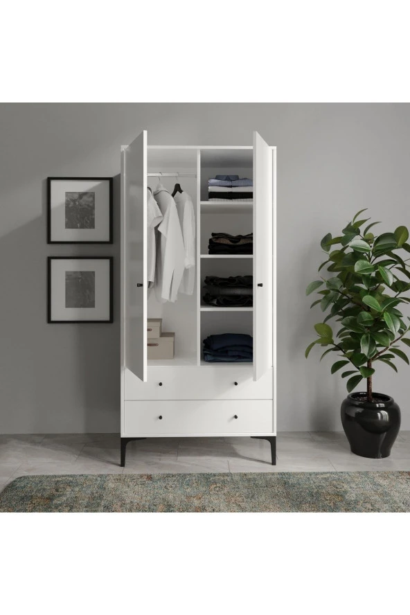 VENATTO Focus 2 Kapılı Dolap(%Mdf) - 4