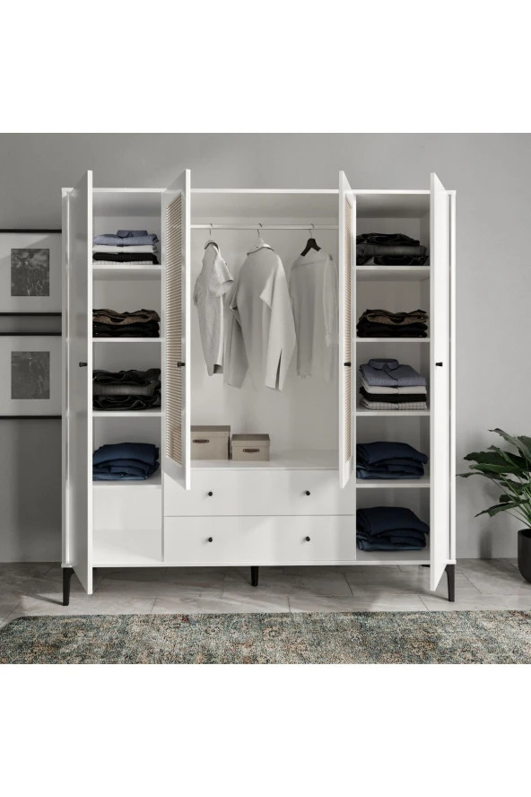 VENATTO Trio 4 Kapılı Dolap(%100Mdf) - 3