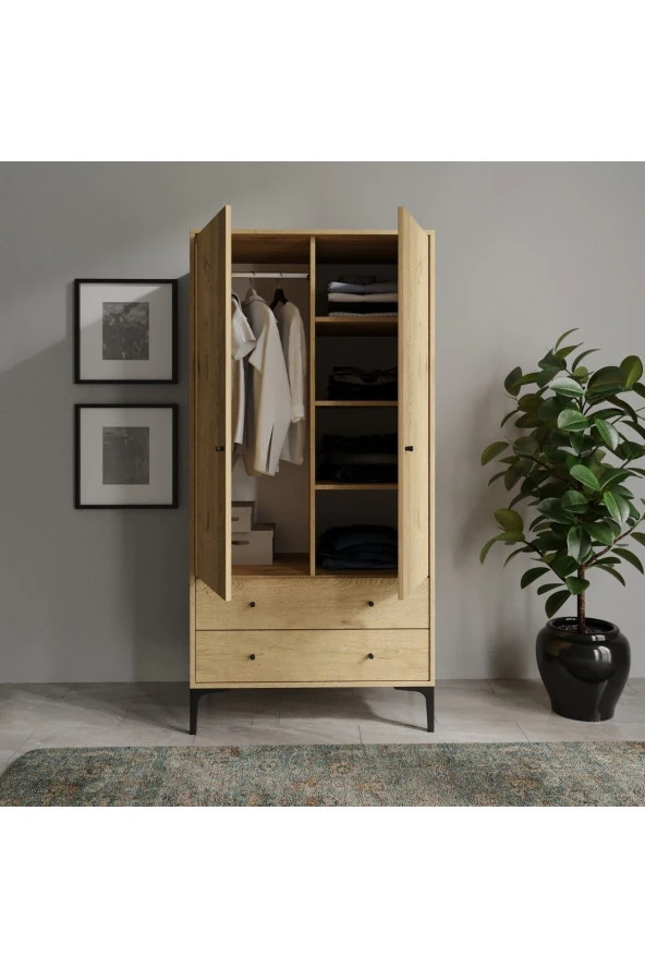 VENATTO Focus 2 Kapılı Dolap(%Mdf) - 4