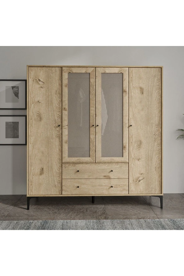 VENATTO Trio 4 Kapılı Dolap (%100Mdf) - 3