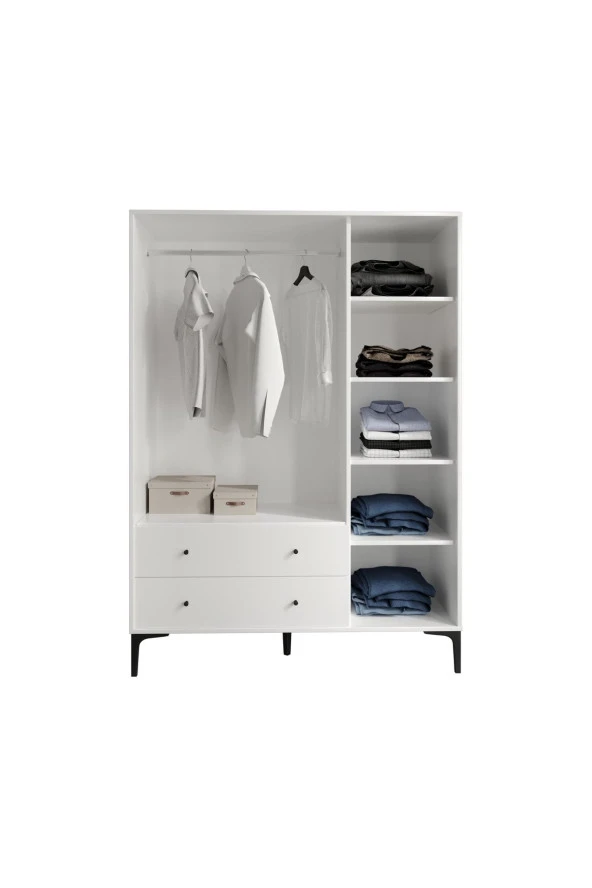 VENATTO Trio 3 Kapılı Dolap (%100Mdf) - 3