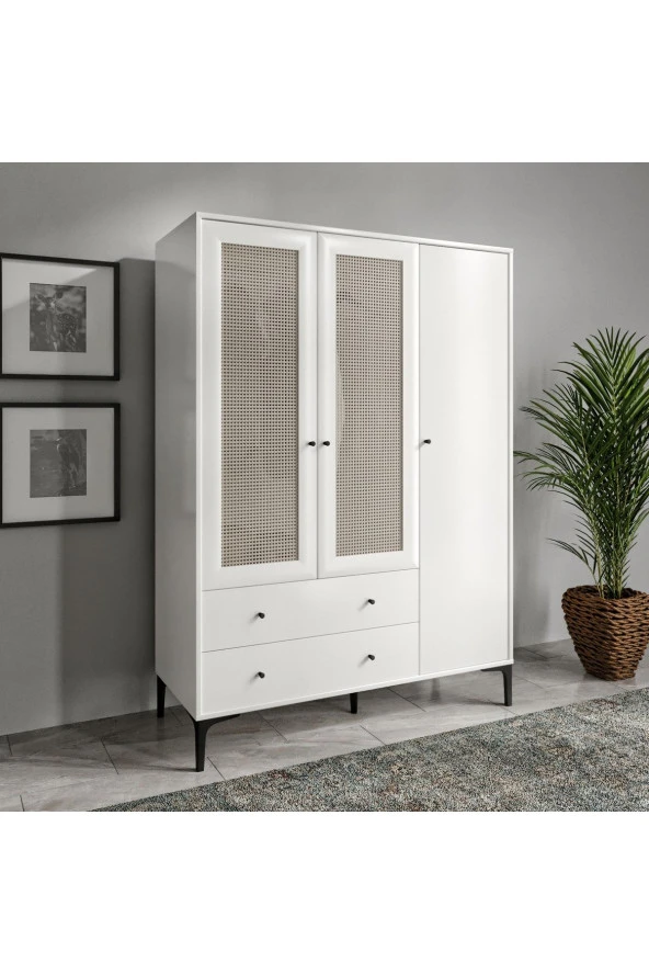 VENATTO Trio 3 Kapılı Dolap (%100Mdf) - 4