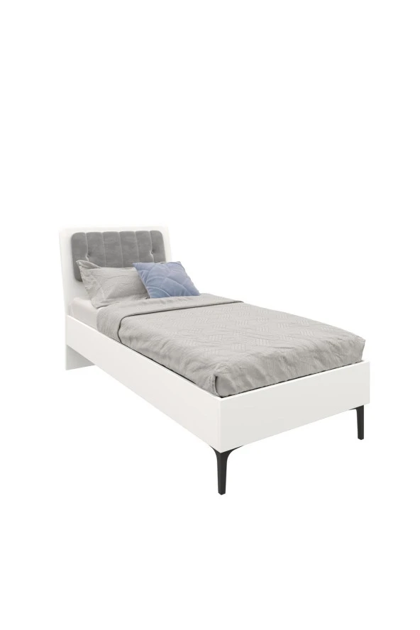 VENATTO Trio Karyola 100X200 Beyaz (%100Mdf)