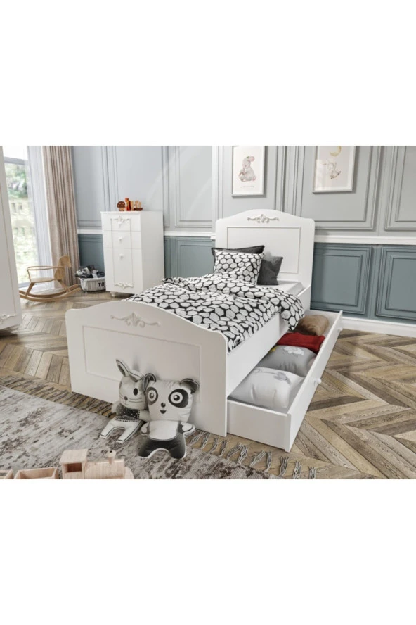 VENATTO Romantic Yavrulu Karyola 100X200 (%100Mdf)