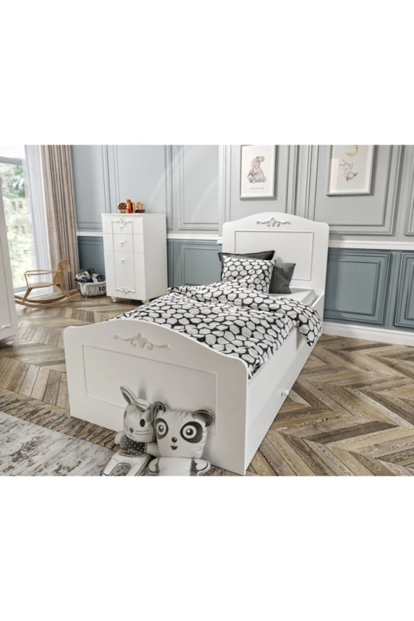 VENATTO Romantic Yavrulu Karyola 100X200 (%100Mdf) - 2