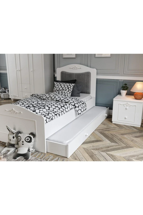 VENATTO Romantic Yavrulu Karyola 90X190 (%100Mdf) - 2