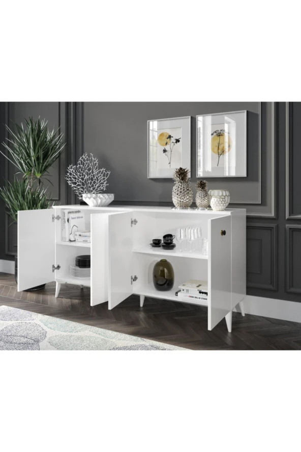 VENATTO Golden Konsol (%100Mdf) - Resim 3