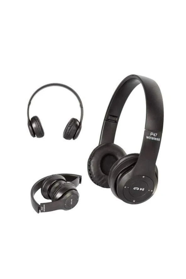 P47 Wireless Kulaklık P47 Wireless Headphone Radyolu Versiyon P47 Kulaklık P47 Bluetooth