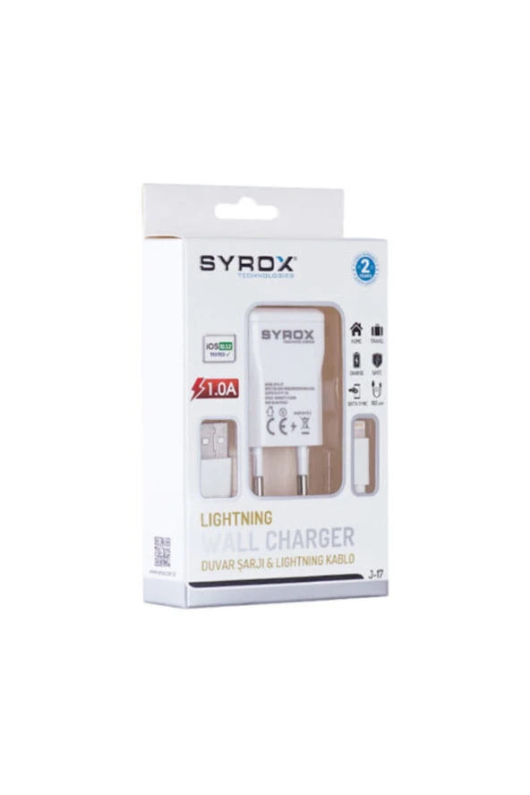 Iphone Lightning 1.0a Şarj Cihazı Syx-j17 (trabzoncep)