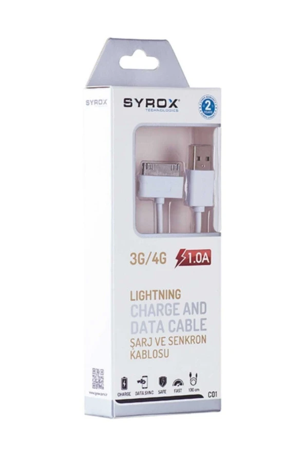 1 MaH İphone 4/4s Usb -Data kablo - 2